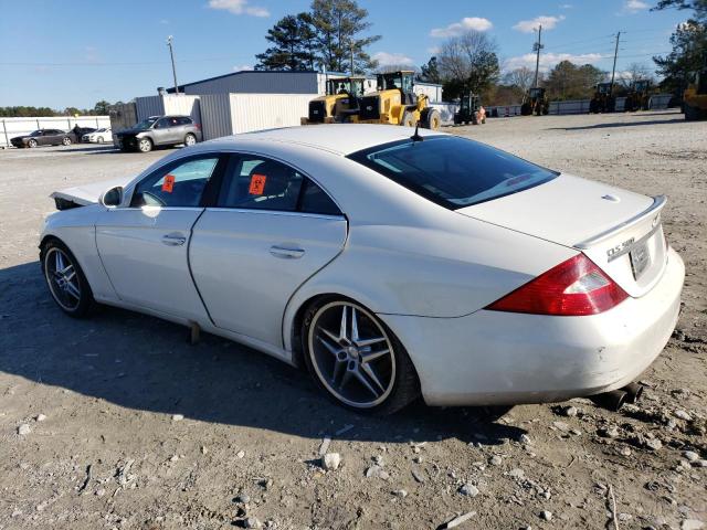 WDDDJ75X56A060314 - 2006 MERCEDES-BENZ CLS 500C WHITE photo 2