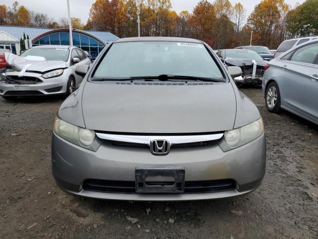 2HGFA16548H504933 - 2008 HONDA CIVIC LX GRAY photo 5