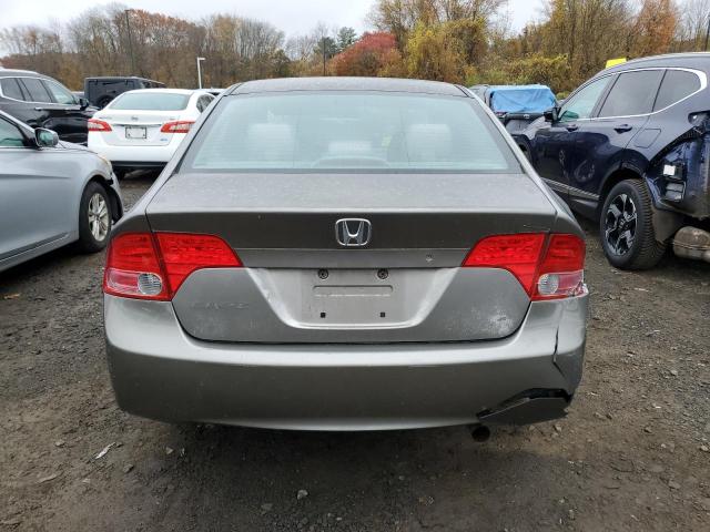 2HGFA16548H504933 - 2008 HONDA CIVIC LX GRAY photo 6