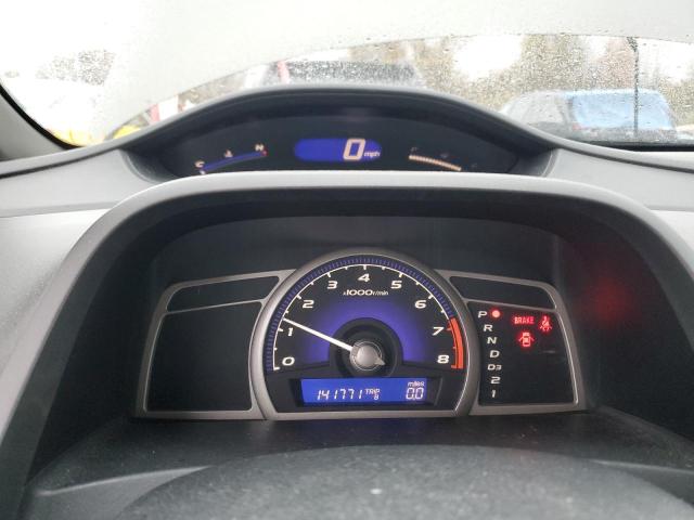 2HGFA16548H504933 - 2008 HONDA CIVIC LX GRAY photo 9