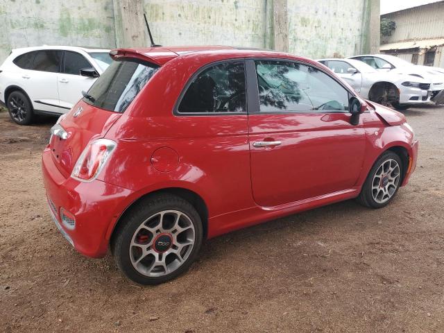 3C3CFFBR5DT688987 - 2013 FIAT 500 SPORT RED photo 3