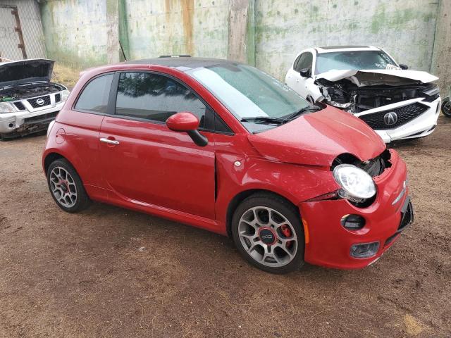 3C3CFFBR5DT688987 - 2013 FIAT 500 SPORT RED photo 4