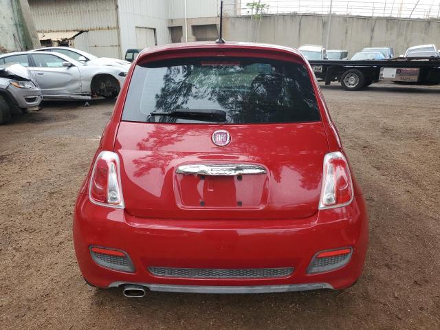 3C3CFFBR5DT688987 - 2013 FIAT 500 SPORT RED photo 6