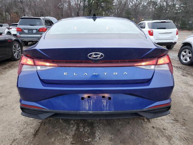 KMHLM4AGXMU068398 - 2021 HYUNDAI ELANTRA SEL BLUE photo 6