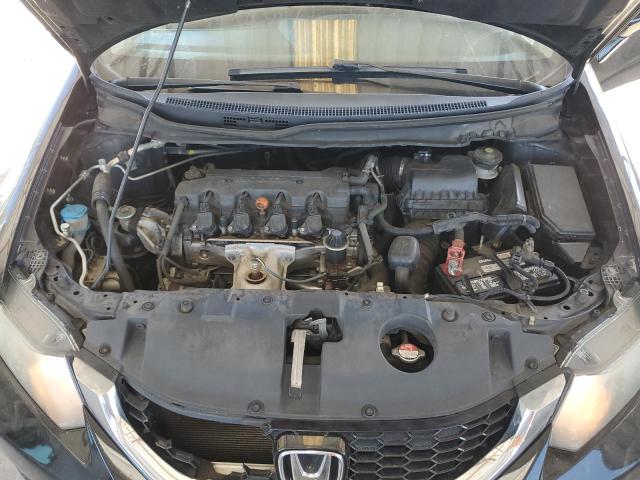 19XFB2F90EE045735 - 2014 HONDA CIVIC EXL Чорний фото 11