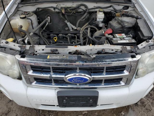 1FMCU0D79BKB93017 - 2011 FORD ESCAPE XLT WHITE photo 11