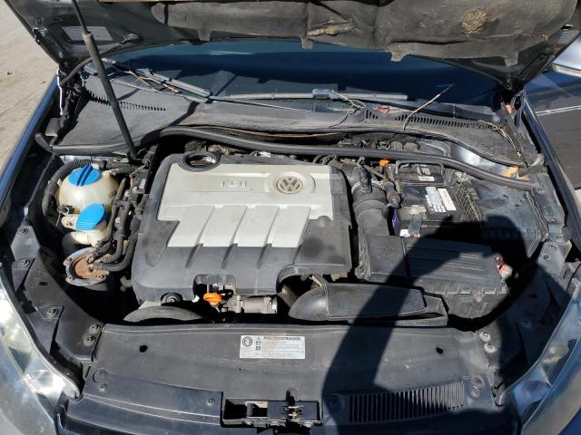 3VWPL7AJ5CM708510 - 2012 VOLKSWAGEN JETTA TDI ნაცრისფერი ფოტო 11