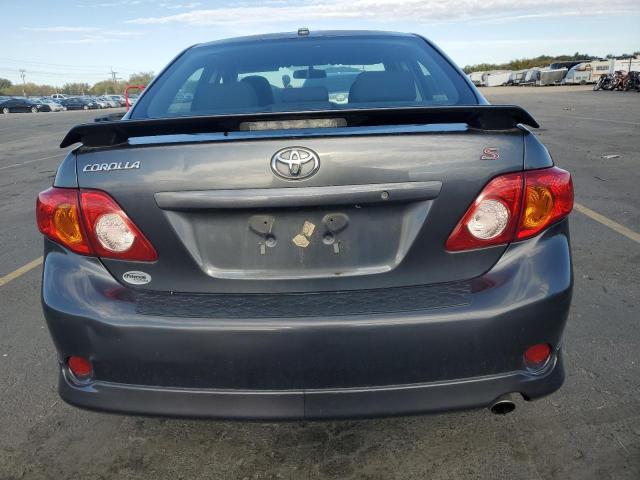 1NXBU4EE6AZ368729 - 2010 TOYOTA COROLLA BASE CHARCOAL photo 6