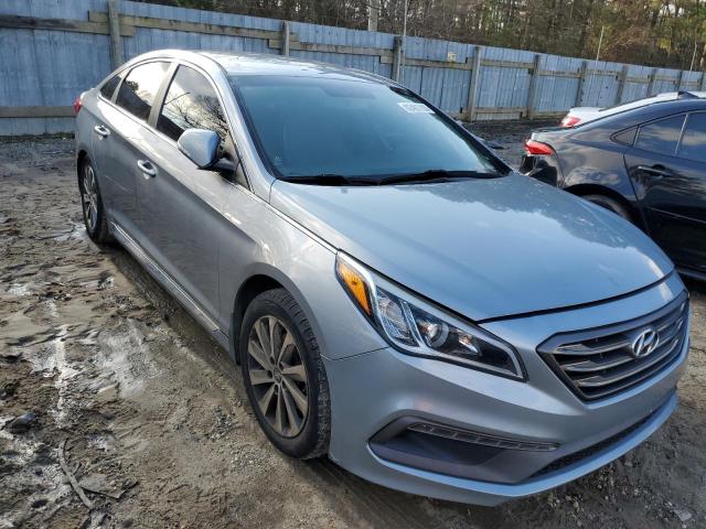 5NPE34AF1GH280449 - 2016 HYUNDAI SONATA SPORT GRAY photo 4