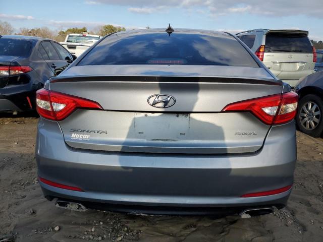 5NPE34AF1GH280449 - 2016 HYUNDAI SONATA SPORT GRAY photo 6