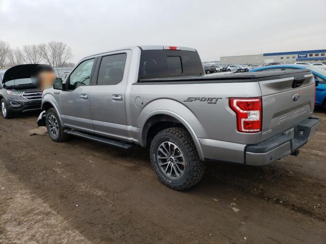 1FTEW1EP0LFB81327 - 2020 FORD F150 SUPERCREW SILVER photo 2