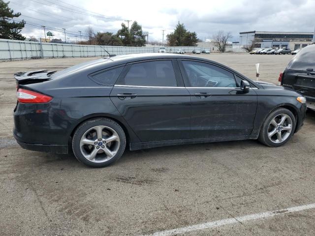 3FA6P0HR4DR147703 - 2013 FORD FUSION SE BLACK photo 3