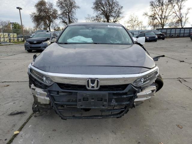 1HGCV1F16KA008073 - 2019 HONDA ACCORD LX GRAY photo 5