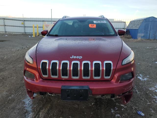 1C4PJMCS9EW252074 - 2014 JEEP CHEROKEE LATITUDE BURGUNDY photo 5