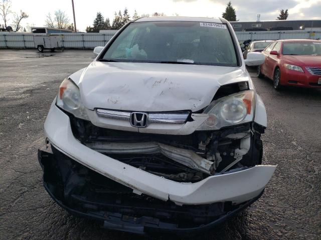 5J6RE48759L043532 - 2009 HONDA CR-V EXL WHITE photo 5