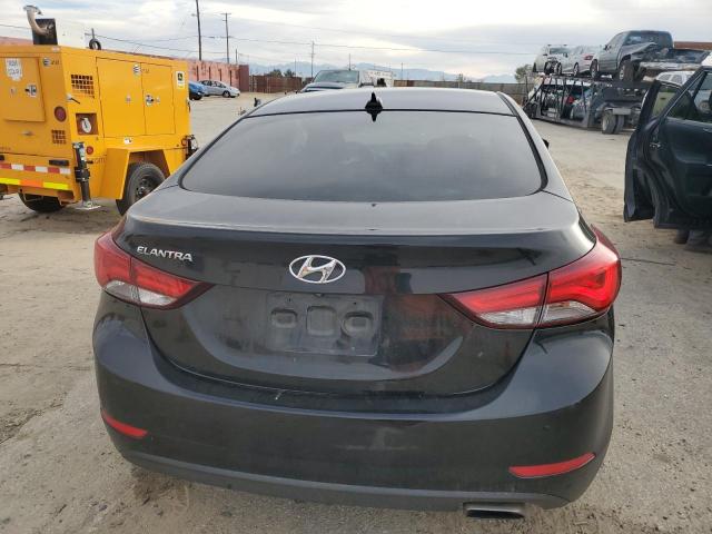 KMHDH4AH9GU586413 - 2016 HYUNDAI ELANTRA SE BLACK photo 6