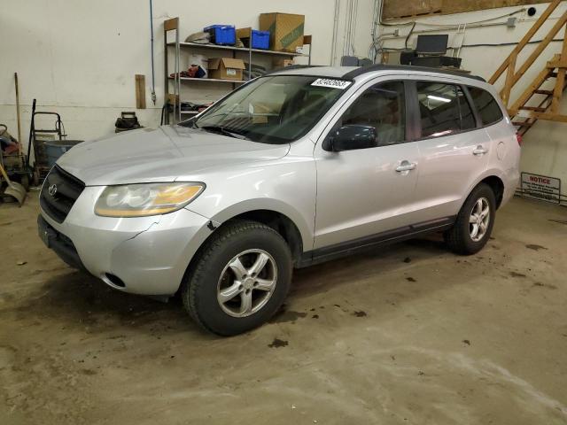 5NMSG13D48H197422 - 2008 HYUNDAI SANTA FE GLS SILVER photo 1