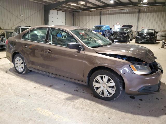 3VW2K7AJ4BM392139 - 2011 VOLKSWAGEN JETTA BASE BROWN photo 4