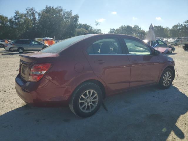 1G1JD5SH7J4141269 - 2018 CHEVROLET SONIC LT RED photo 3