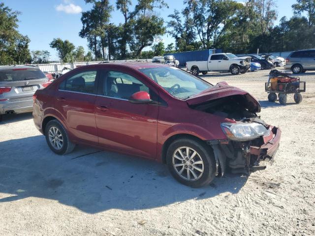 1G1JD5SH7J4141269 - 2018 CHEVROLET SONIC LT RED photo 4