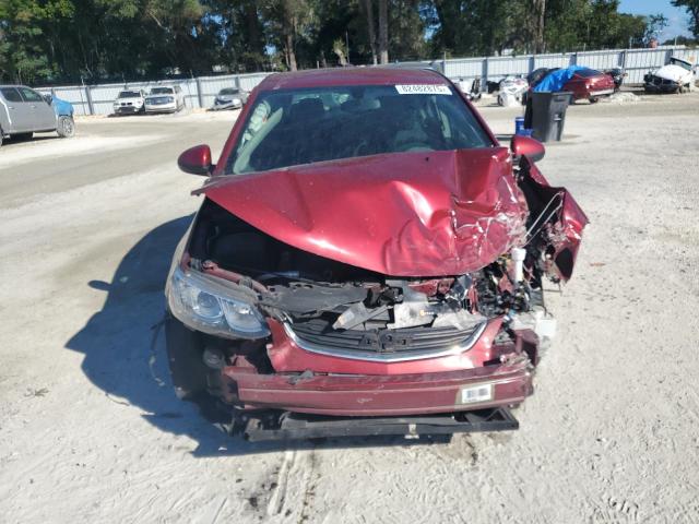 1G1JD5SH7J4141269 - 2018 CHEVROLET SONIC LT RED photo 5