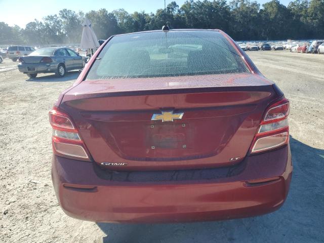 1G1JD5SH7J4141269 - 2018 CHEVROLET SONIC LT RED photo 6
