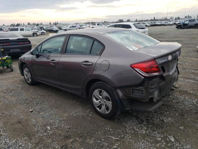 19XFB2F59FE278530 - 2015 HONDA CIVIC LX BROWN photo 2