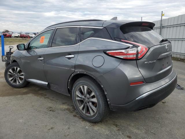 5N1AZ2MH8HN105336 - 2017 NISSAN MURANO S GRAY photo 2