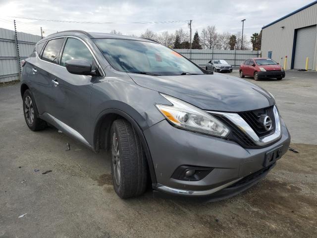 5N1AZ2MH8HN105336 - 2017 NISSAN MURANO S GRAY photo 4