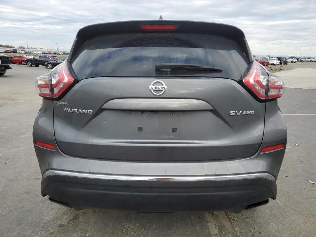 5N1AZ2MH8HN105336 - 2017 NISSAN MURANO S GRAY photo 6