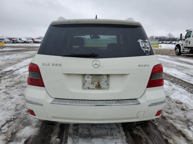 WDCGG8HB8AF327138 - 2010 MERCEDES-BENZ GLK 350 4MATIC WHITE photo 6