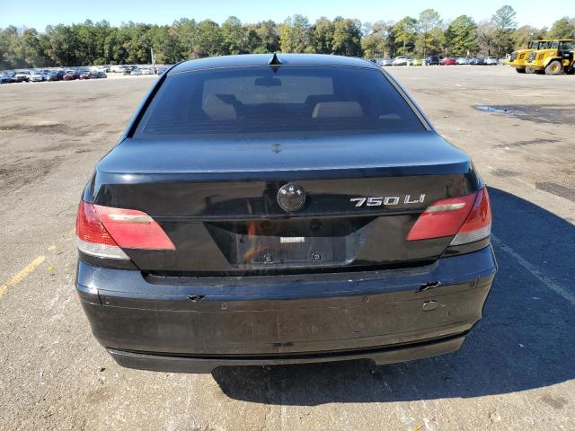 WBAHN83506DT33341 - 2006 BMW 750 LI BLACK photo 6