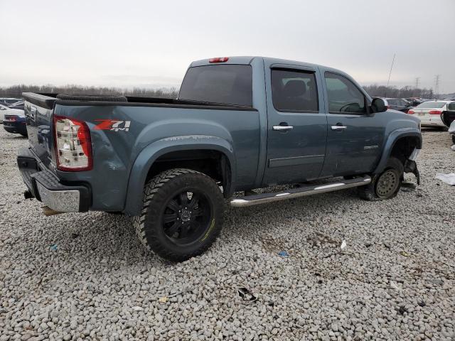 3GTP2VE37BG282838 - 2011 GMC SIERRA K1500 SLE BLUE photo 3