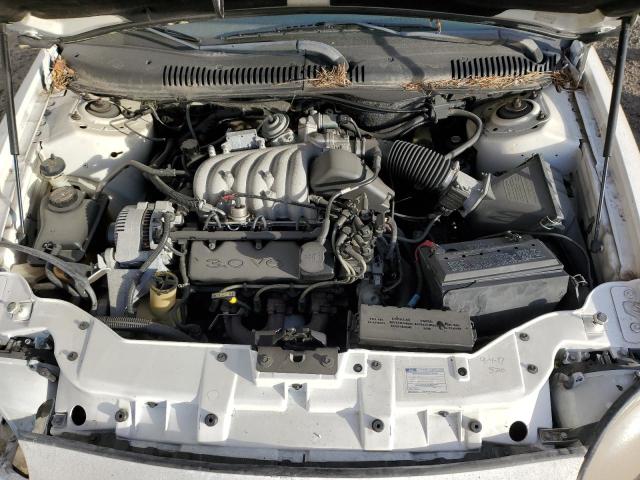 1FALP52U5VG300241 - 1997 FORD TAURUS GL WHITE photo 11