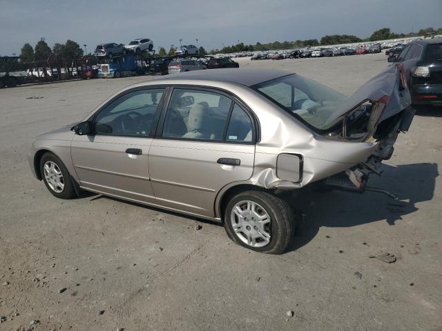 2HGES16551H595306 - 2001 HONDA CIVIC LX GOLD photo 2