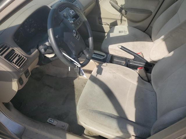 2HGES16551H595306 - 2001 HONDA CIVIC LX GOLD photo 7