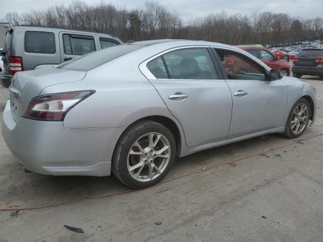 1N4AA5APXEC455539 - 2014 NISSAN MAXIMA S SILVER photo 3