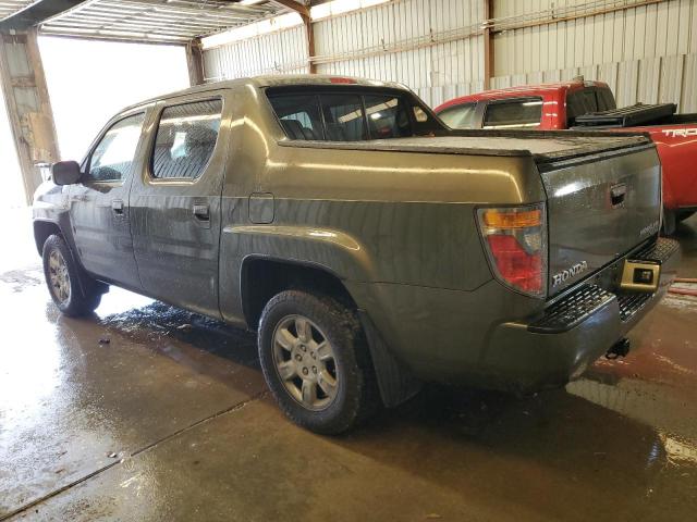 2HJYK16586H511560 - 2006 HONDA RIDGELINE RTL GREEN photo 2