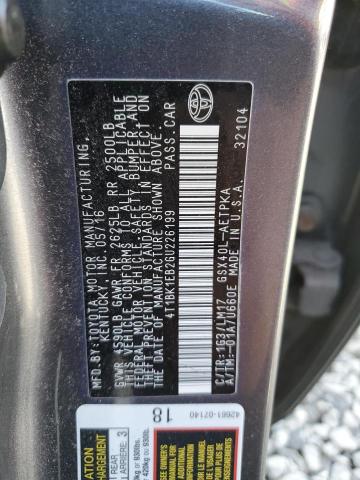 4T1BK1EB2GU226199 - 2016 TOYOTA AVALON XLE ნაცრისფერი ფოტო 13