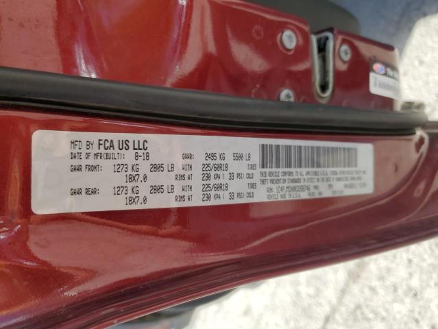 1C4PJMDX0KD268746 - 2019 JEEP CHEROKEE LIMITED BURGUNDY photo 13