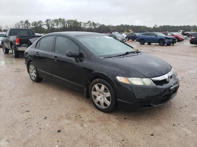 2HGFA1F50AH307165 - 2010 HONDA CIVIC LX BLACK photo 4