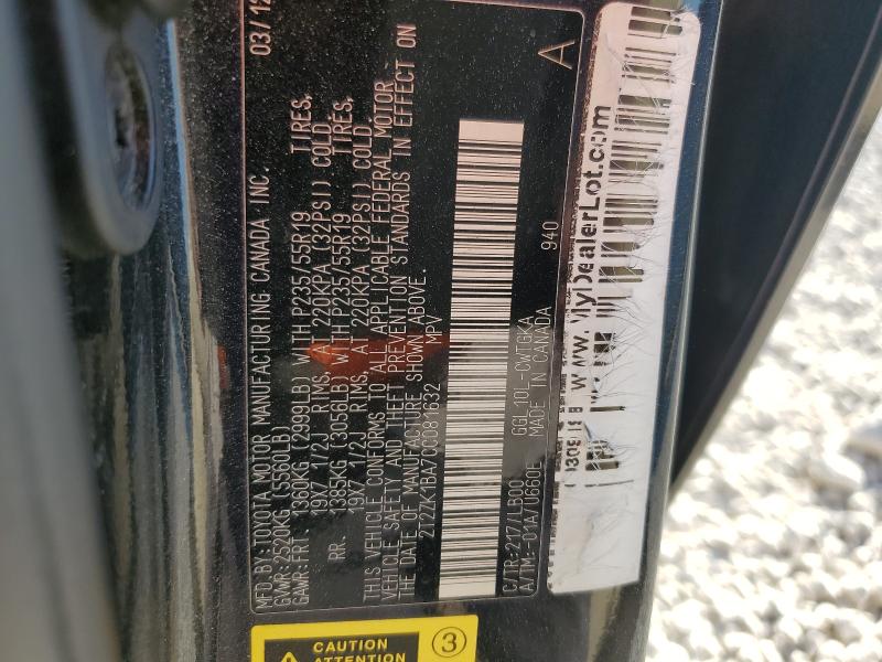 2T2ZK1BA7CC081632 - 2012 LEXUS RX 350 Schwarz Foto 14