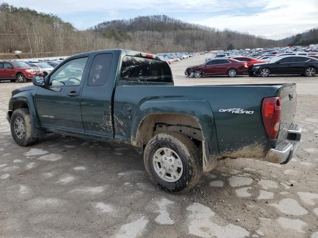 1GTDS198548197443 - 2004 GMC CANYON GREEN photo 2