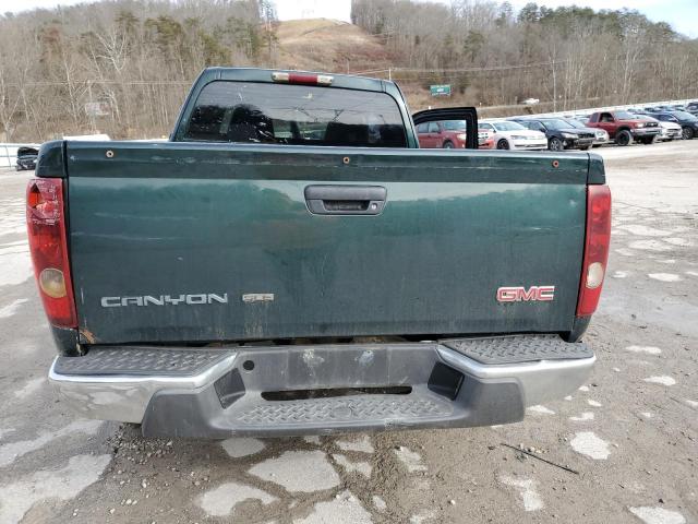 1GTDS198548197443 - 2004 GMC CANYON GREEN photo 6