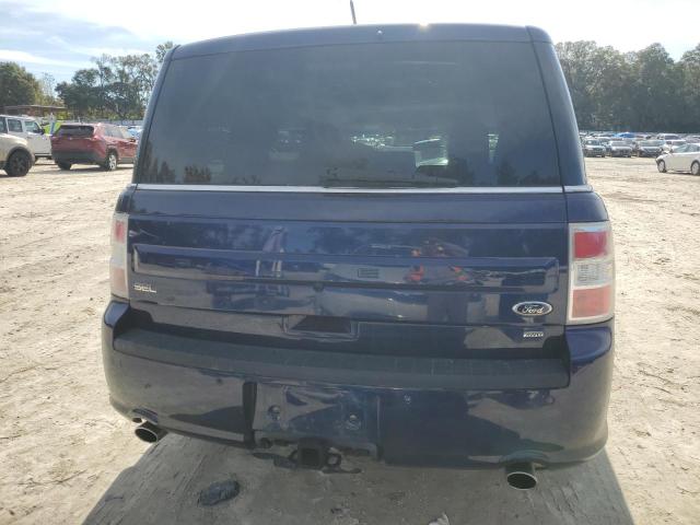 2FMHK6C88GBA04786 - 2016 FORD FLEX SEL BLUE photo 6