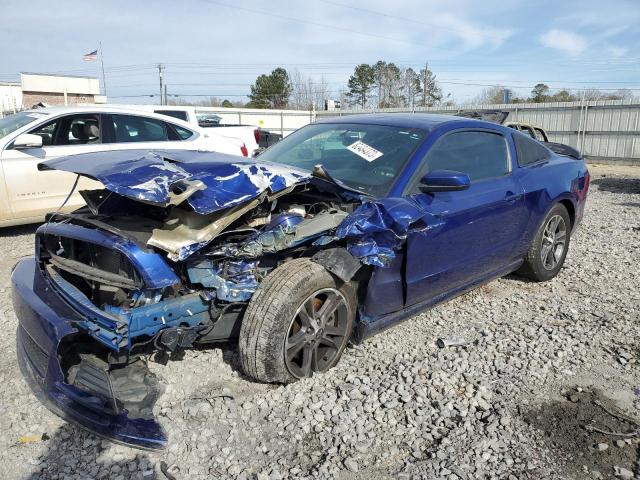 1ZVBP8AM8E5262361 - 2014 FORD MUSTANG BLUE photo 1