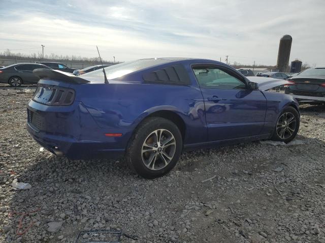 1ZVBP8AM8E5262361 - 2014 FORD MUSTANG BLUE photo 3