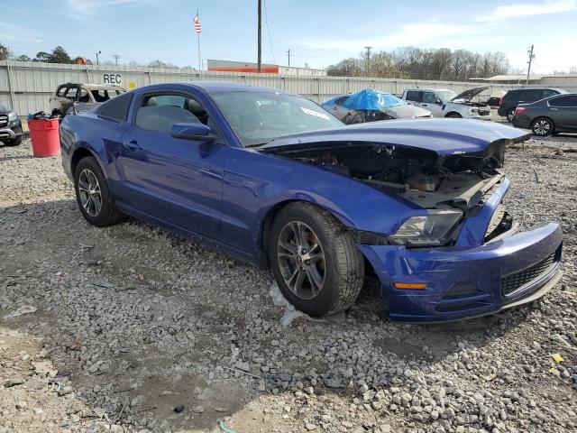 1ZVBP8AM8E5262361 - 2014 FORD MUSTANG BLUE photo 4