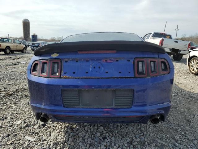 1ZVBP8AM8E5262361 - 2014 FORD MUSTANG BLUE photo 6