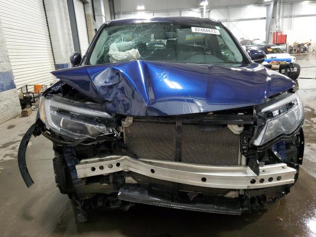 5FNYF6H87HB003747 - 2017 HONDA PILOT EXL BLUE photo 5